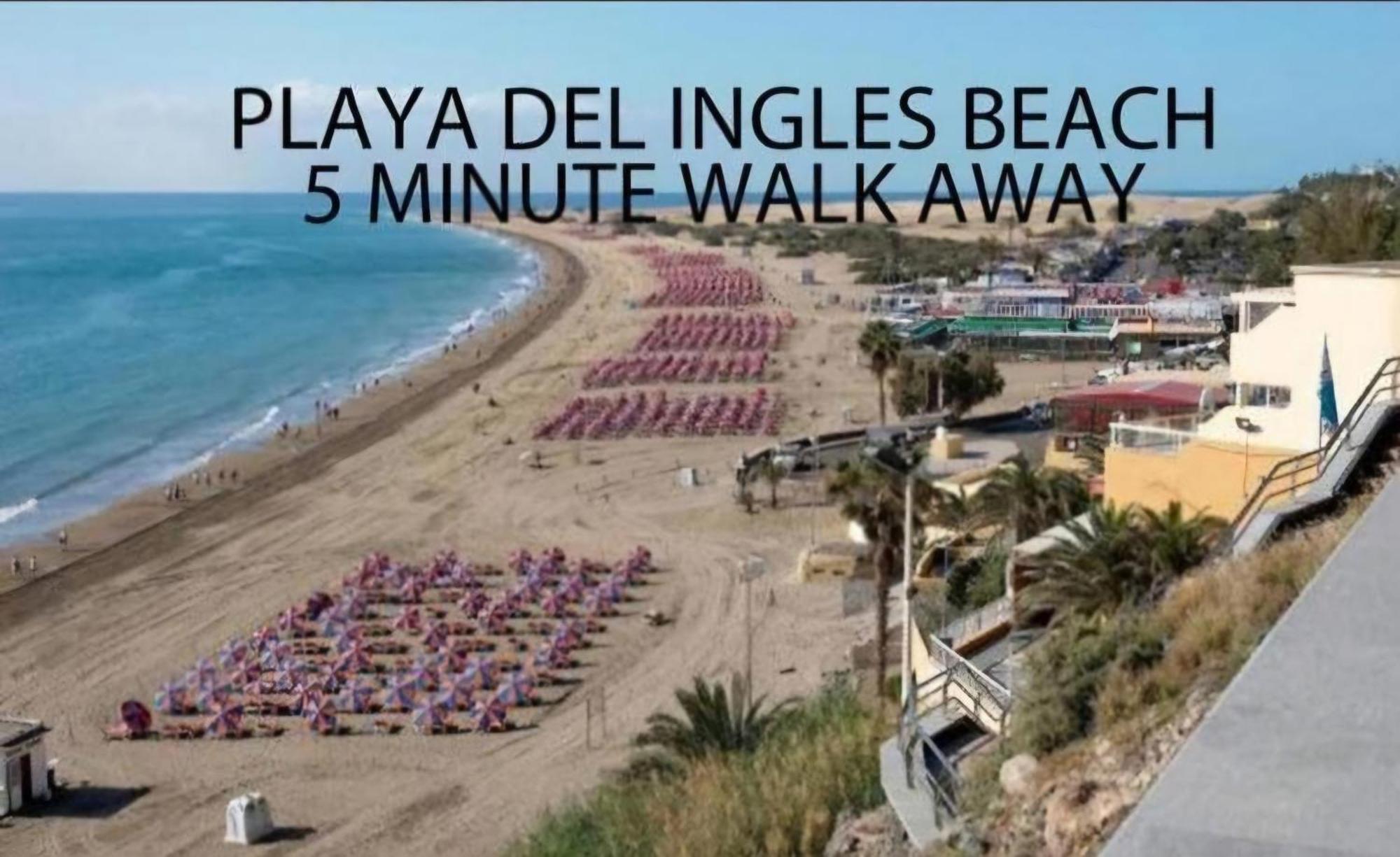 Ocean Front Cozy 2 Bedroom, 3 Beds Spacious- Netflix, Pool, Beach Lift & Fast Wifi بلايا ديل إنغلز المظهر الخارجي الصورة
